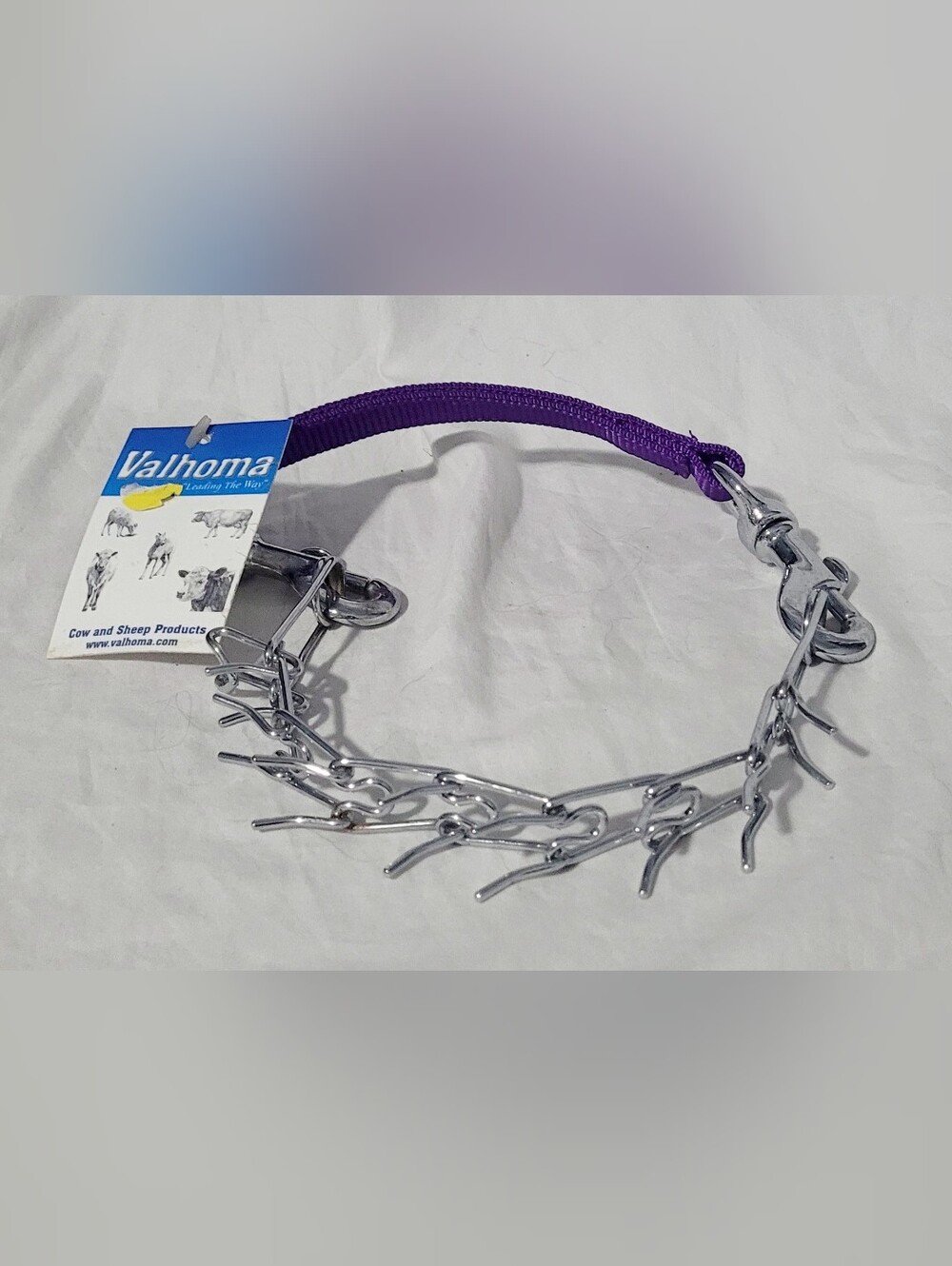 Valhoma Small 23" Purple Goat Show Collar